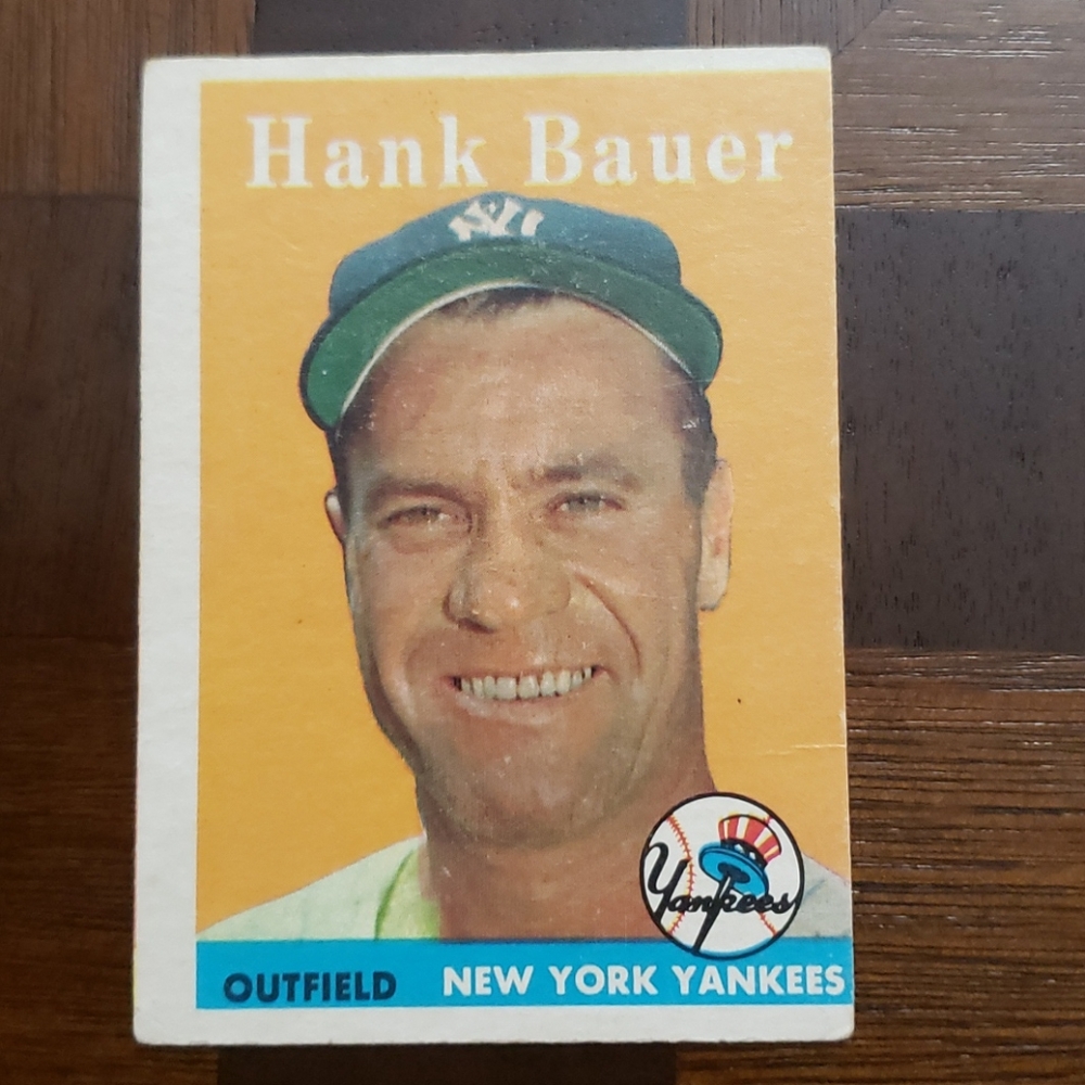 Baseball card 1958 Hank Bauer